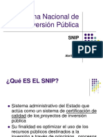 Sistema Nacional de Inversion Publica