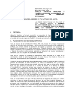 Absolucion y Oposicion A Liquidacion de Pensiones Devengadas