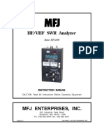 MFJ-259C Manual Ver5 PDF