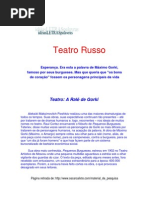 A Rale de Gorki Teatro Russo