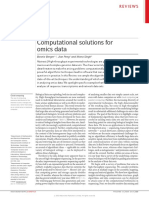 Computational Solutions Omics Data 2013