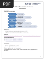 CA Activity 2: Friends and Social Networks: B1 Annual