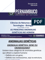 ProfessorAutor_Biologia_Biologia Ι 3º Ano Ι Médio_As Principais Anomalias Genéticas No Homem