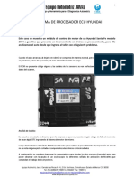 Problema de Procesador Ecu Hyundai