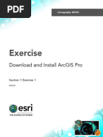 Exercise: Download and Install Arcgis Pro