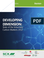 Peters-Stanley y Hamilton 2012 Dimensión en Desarrollo. Estado Del Mercado Voluntario de Carbono 2012