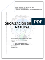 Odorizacion de Gas Natural