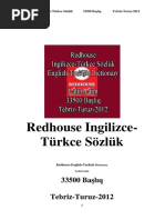 0551 Redhouse Ingilizce Turkce Sozluk Redhouse English Turkish Dictionary Latin Latin 33500 Bashliq Tebriz Turuz 2012 Pdf Pdf