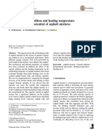 Effect of Capsule Addition and Healing Temperature On The Self-Healing Potential of Asphalt Mixtures