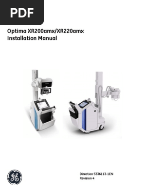 Optima Xr220amx Ins M Pdf Theories De Medecine Radiologie