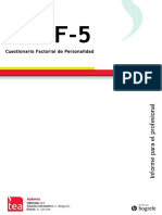 16 PF-5 Informe de personalidad