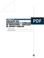 Avaliação Das Aprendizagens e Formação de Professores EJA PDF