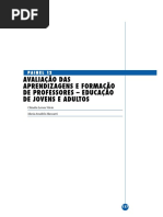 Avaliação Das Aprendizagens e Formação de Professores EJA