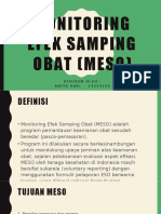 PPT Monitoring Efek Samping Obat (MESO)
