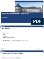 Bitcoin and Blockchain for Pythoneers