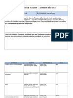 Planes de Trabajo Alci 1 Semestre