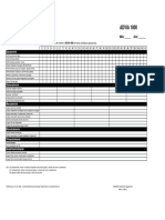 Advia 1800 - Planilha Manutenção