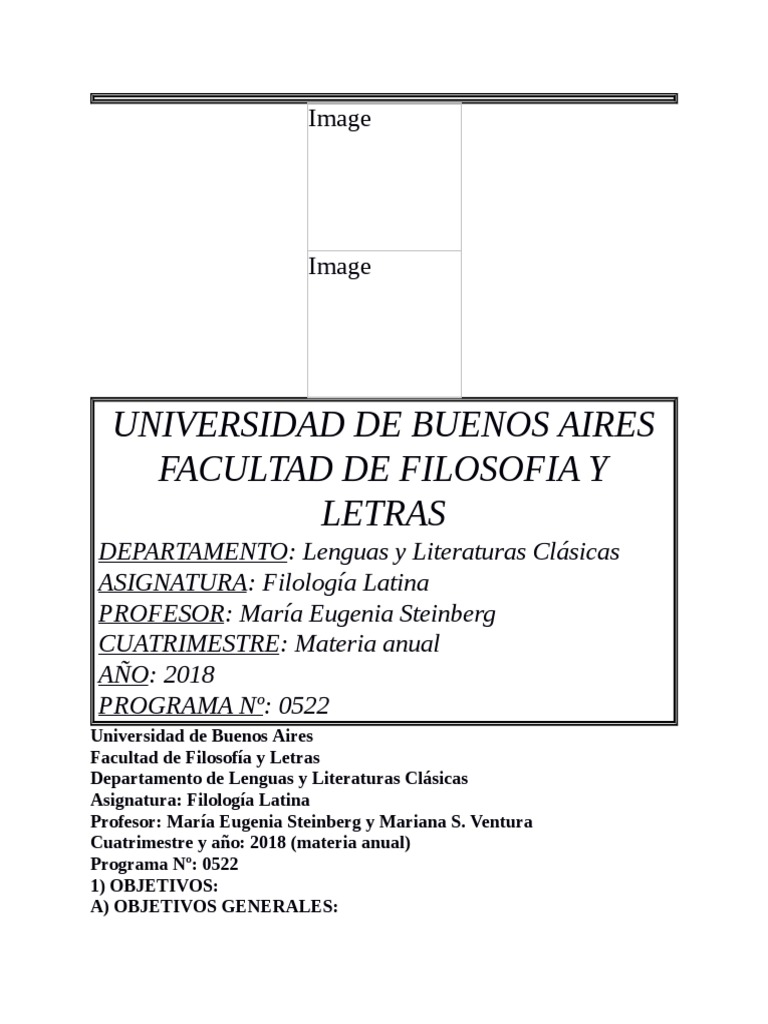 Filología Latina | PDF | Filología | Artes del Lenguaje y Comunicación