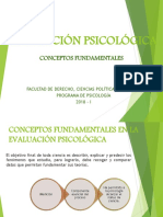 Evaluación Psicológica Conceptos PDF