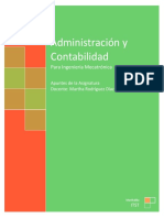 Administración y Contabilidad para Mecatrónica U3