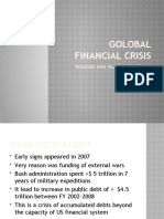 Golobal Financial Crisis: Reasons and Islamic Solutions