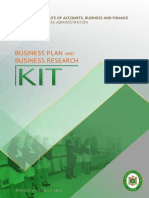 Business Plan & Business Research Kit 2016