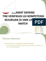 Selamat Datang Tim Verifikasi Uji Kompetensi Kejuruan Di SMK Link and Match