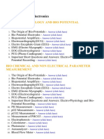 Medical Electronics - Lecture Notes, Study Material and Important Questions, Answers