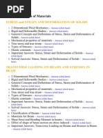 Strength of Materials - Lecture Notes, Study Material and Important Questions, Answers