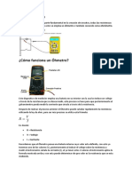 Ohmímetro, medición de resistencias