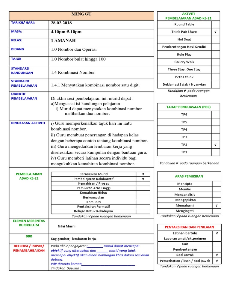 RPH Kaedah Konvensional | PDF
