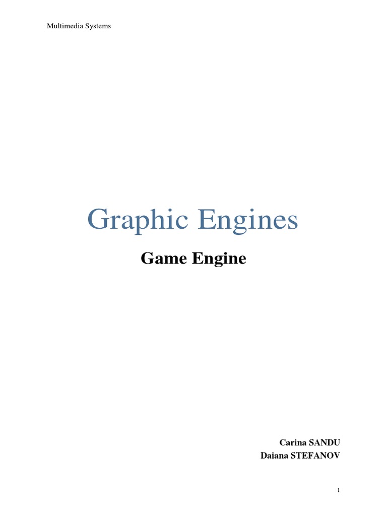 Graphic Engines 3 PDF Computer Graphics Software