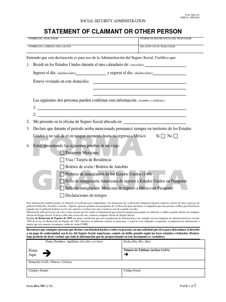 ofcm package spanish | pdf | los estados unidos | pasaporte