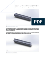 Para El Diseño Del Riel y de La Pieza para El Eje Rotatorio