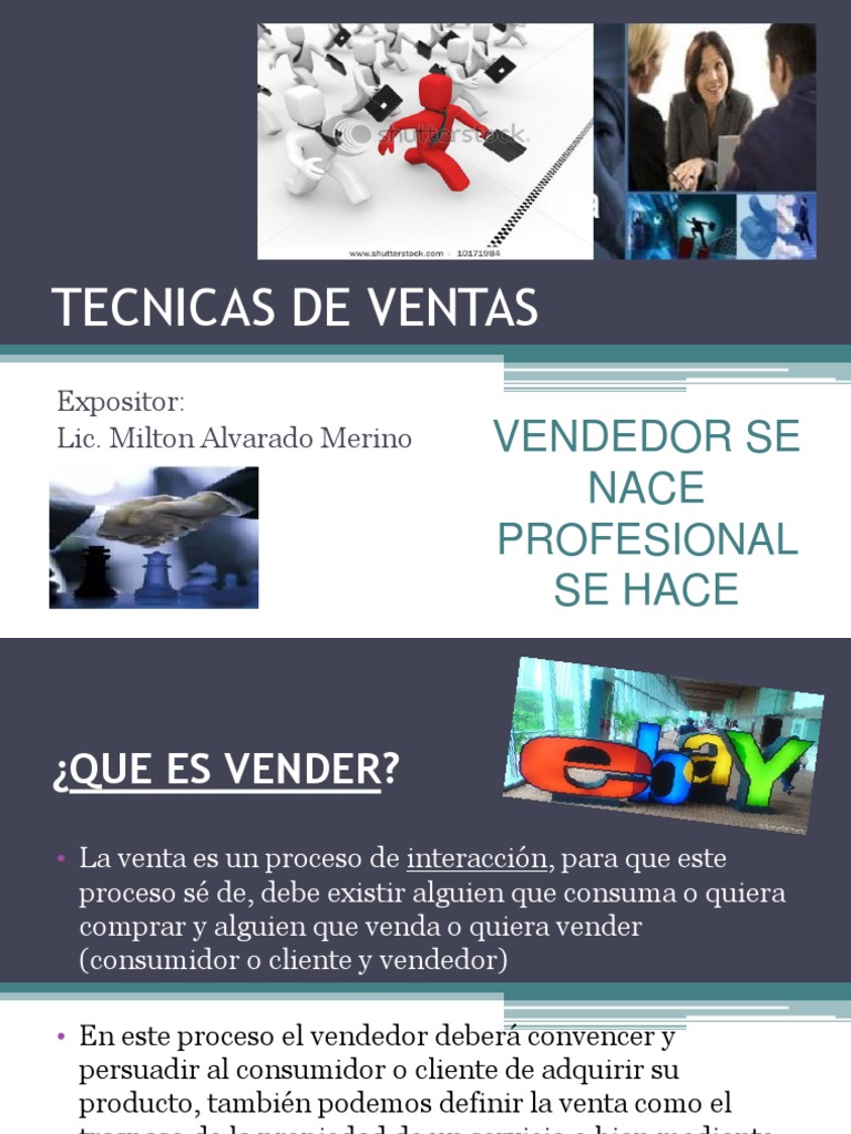Tecnicas de Venta | PDF | Cliente | Ventas