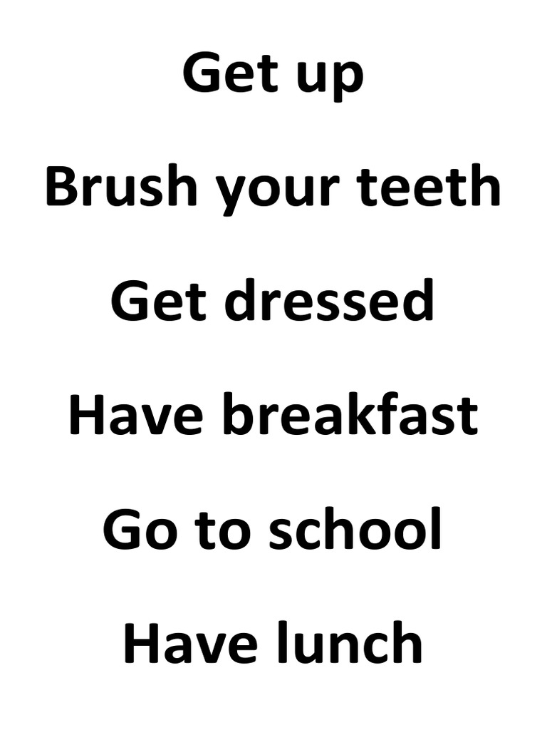 Daily Routine for Students | PDF