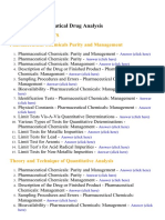 Pharmaceutical Drug Analysis - Lecture Notes, Study Material and Important Questions, Answers