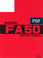 Suzuki FA50 Service Manual 1980 PDF