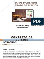 Contrato de Edicion y Factoring y Joint Venture