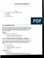 Unit 12 Factors Affecting Product Design: Structure