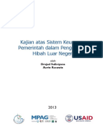 Kajian Sistem Keuangan Pemerintah - Pengelolaan Hibah Luar Negeri