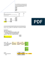 Payment # of Partner % of Equity Implied Revaluation