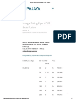 Harga Fitting Pipa HDPE Butt Fusion - Pipajaya