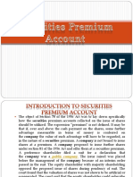 Securities Premium Account