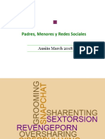 Presentación Charla "Padres, Menores y Redes Sociales".  Ausiàs March 2018 