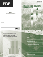 Hitachi Ultrahigh-Speed Elevators Planning Guide With Power Sizing