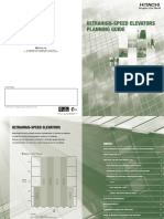 Hitachi Ultrahigh-Speed Elevators Planning Guide With Power Sizing