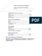 Ejemplo de Formulación de Un Grageado