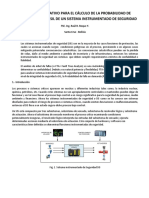 Metodo Cuantitativo para La Determinacion Del Nivel de Integridad de Una Funcion de Seguridad de Un Sis Ciee