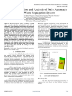 Design Fabrication and Analysis of Fully Automatic Solid Waste Segregation System